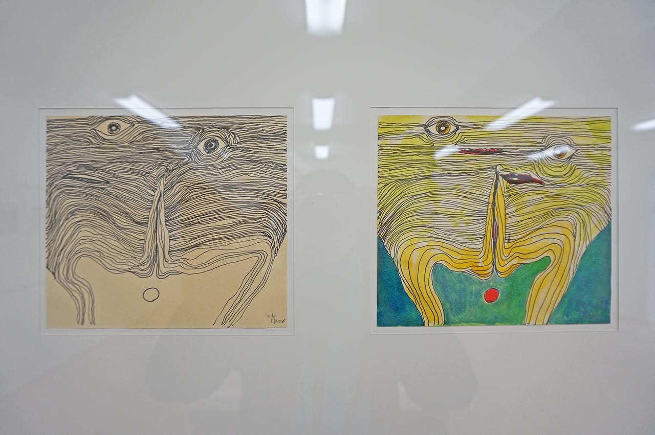 Drawings by Icelandic writer Thor Vilhjálmsson