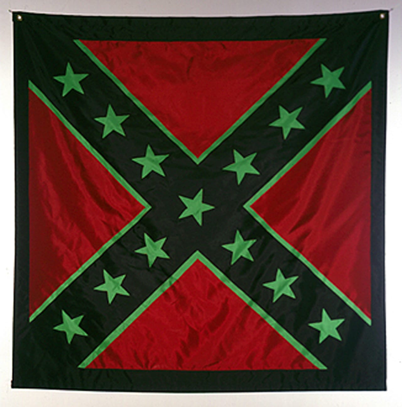 John Sims, Afro-Confederate Flag, photograph courtesy of John Sims