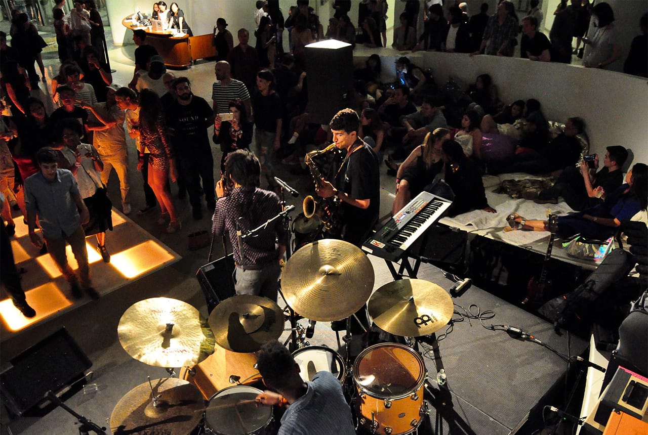 A view of 'Agathe Snow: Stamina' at the Guggenheim Museum