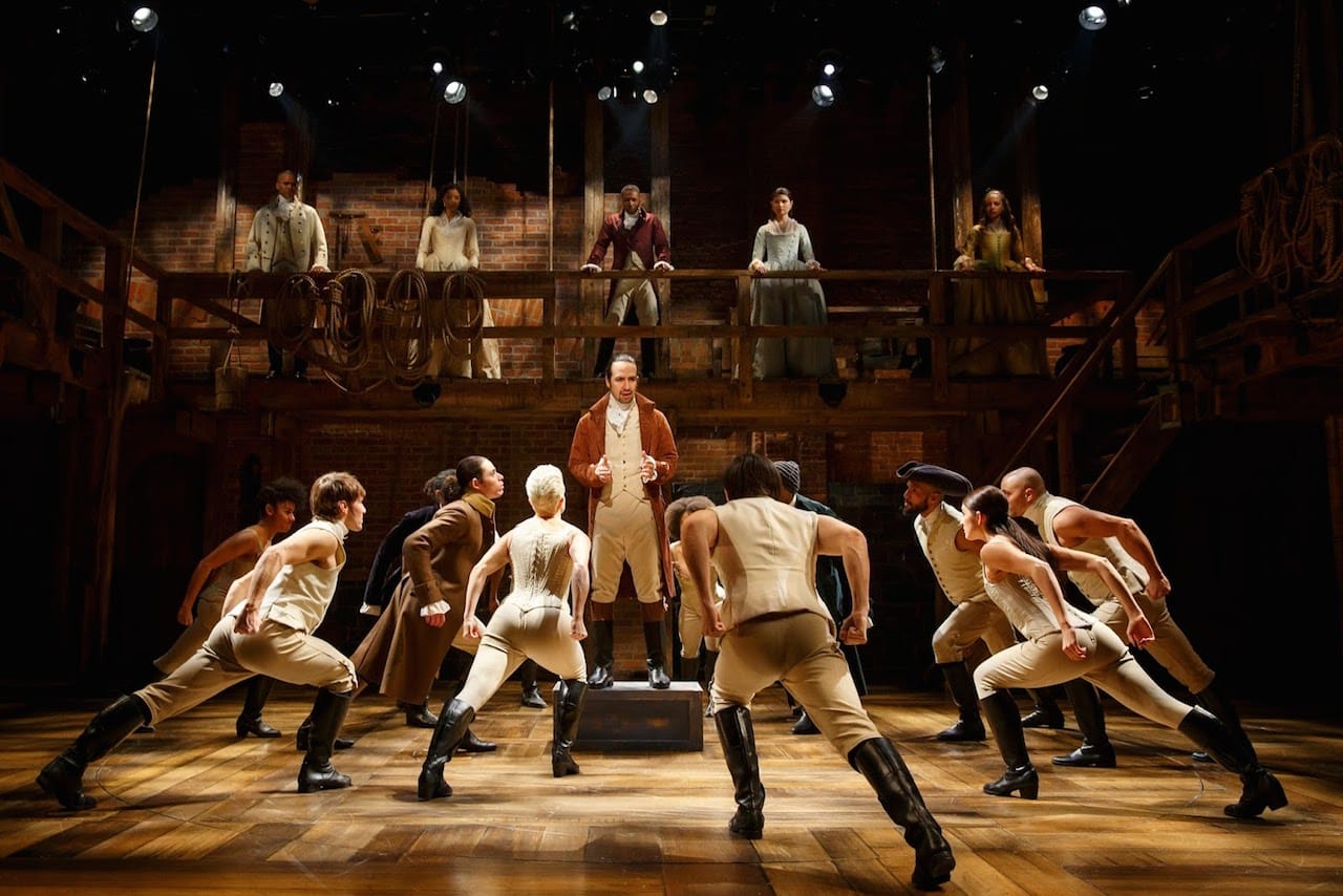 'Hamilton' on Broadway (photo by Joan Marcus)