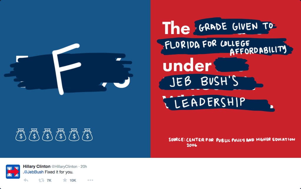 (screenshot via @HillaryClinton/Twitter)