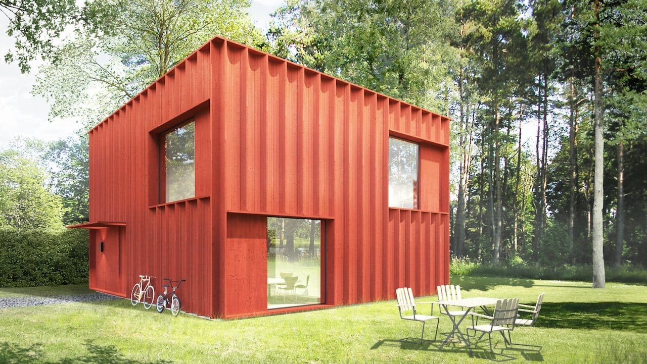 Rendering of the "House of Clicks" (all images © Tham & Videgård Arkitekter)