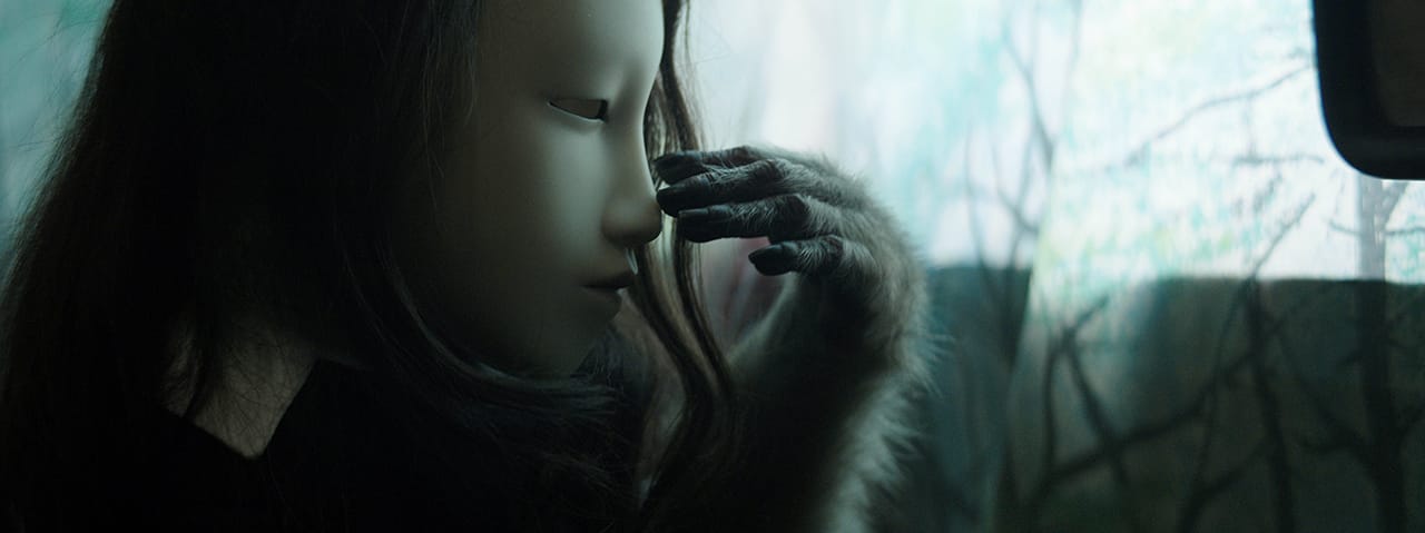 Pierre Huyghe, still from "Untitled (Human Mask)" (2014), HD video in color with sound, 19 min (image courtesy the Metropolitan Museum of Art)