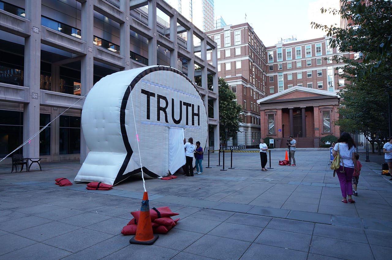 Cause Collective, "In Search of the Truth (The Truth Booth)" (click to enlarge)