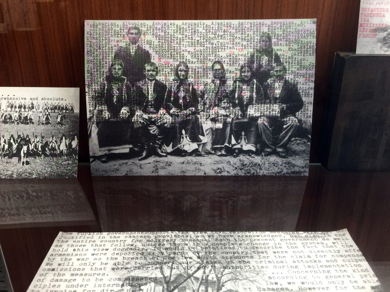 Detail of Rene Gabri and Ayreen Anastas's "When counting loses its sense" (2015) installation