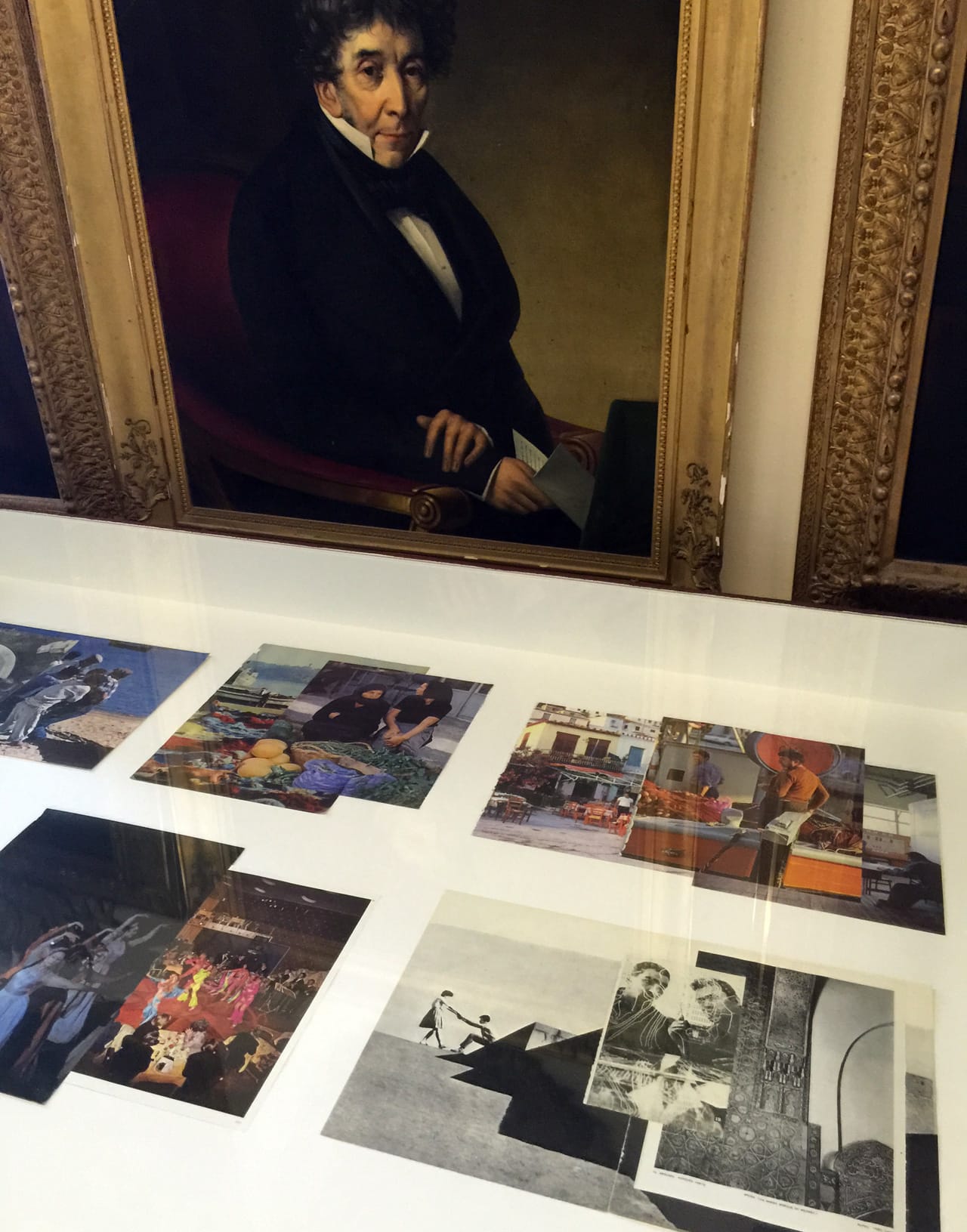 A work by Aikaterini Gegisian of Greece in the foreground