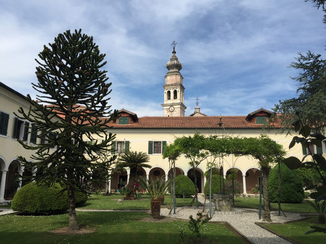 A view of San Lazarro degli Armeni, the site of the Armenian Pavilion for the 2015 Venice Biennale. (all photos Hrag Vartanian/Hyperallergic)