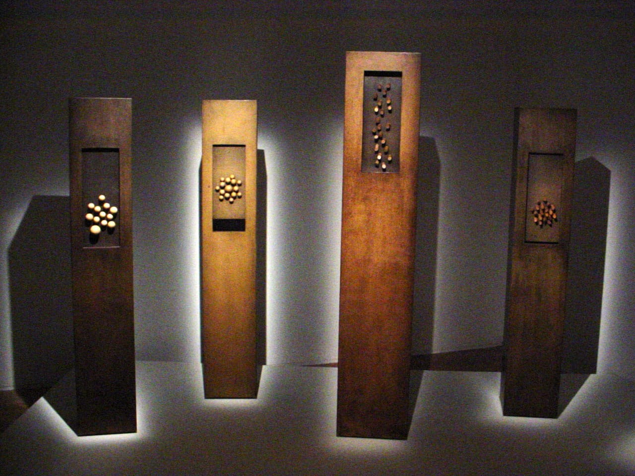 Installation view of Pol Bury