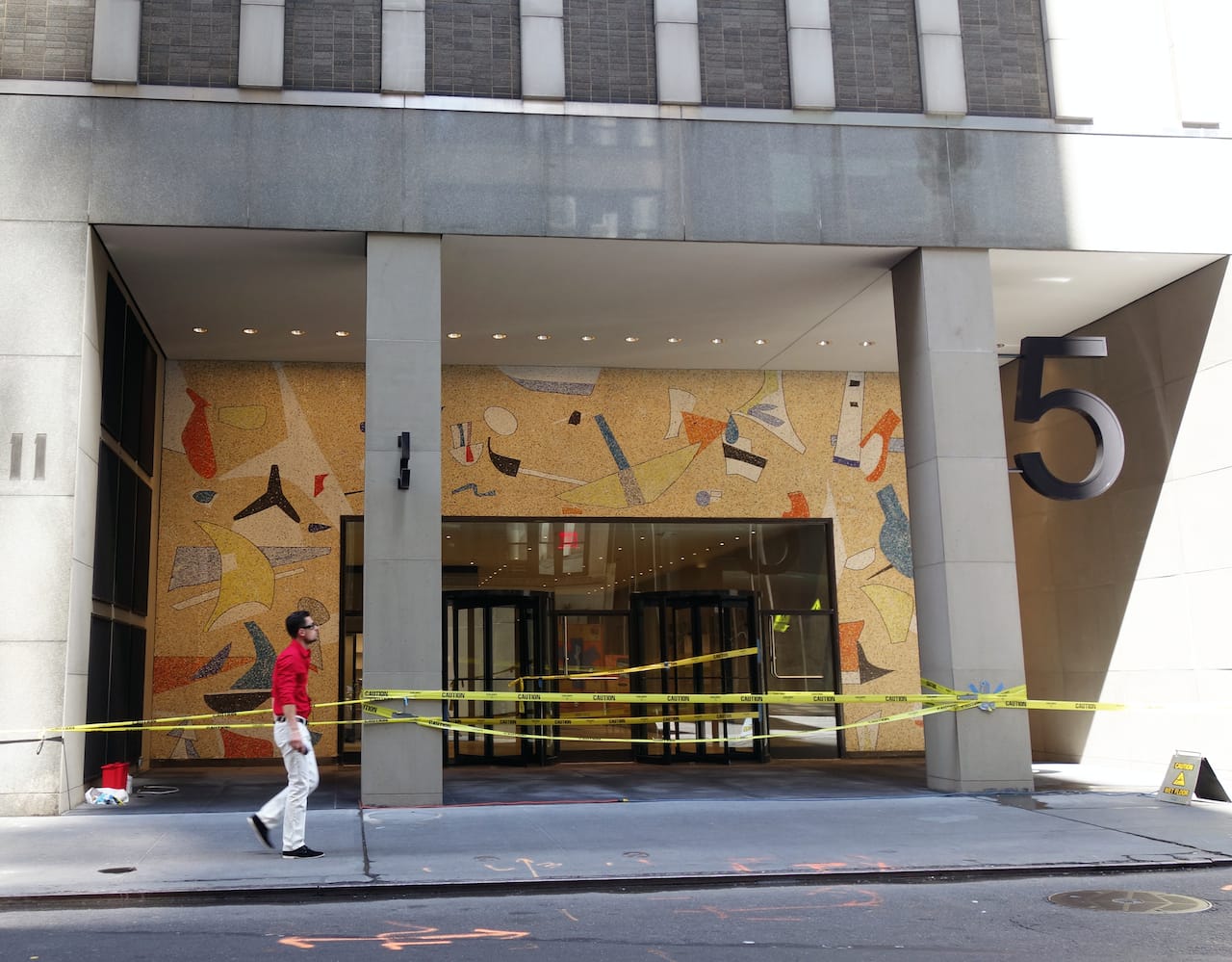 Mosaic by Max Spivak at 5 Bryant Park