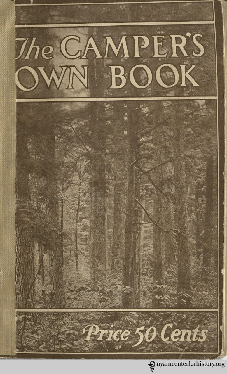 'The camper's own book : a handy volume for devotees of tent and trail' by George Sands Bryan (1912)