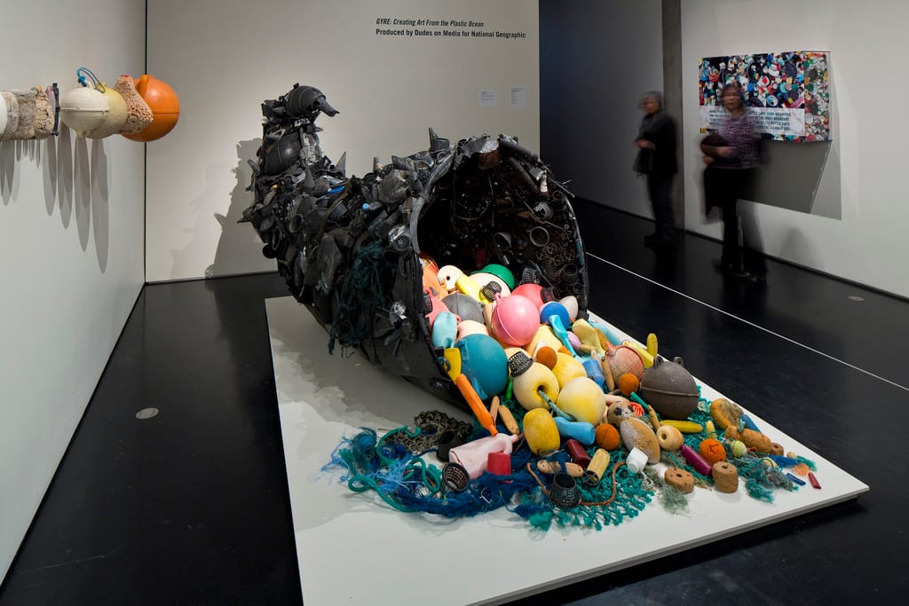 Pam Longobardi, "Dark and Plentiful Bounty," mixed media (courtesy Anchorage Museum)