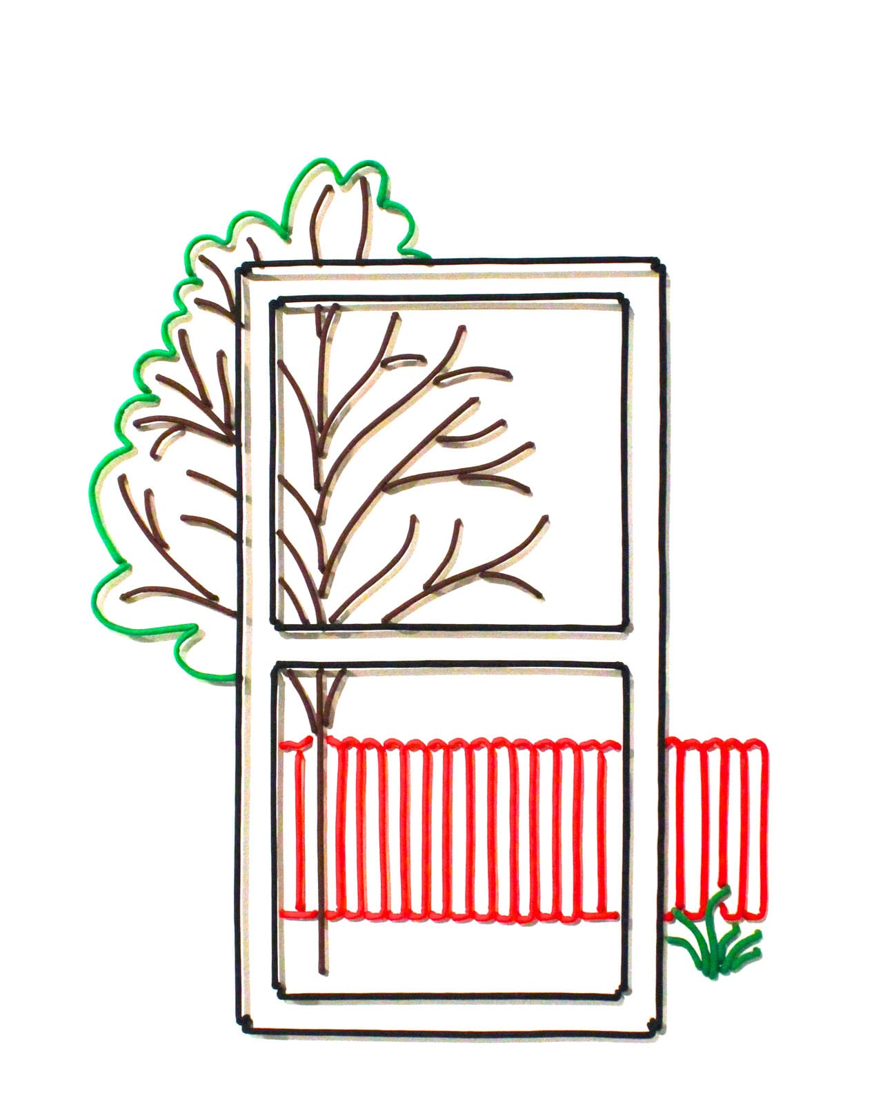 Jeremy Noonan, "Backyard Drawing"