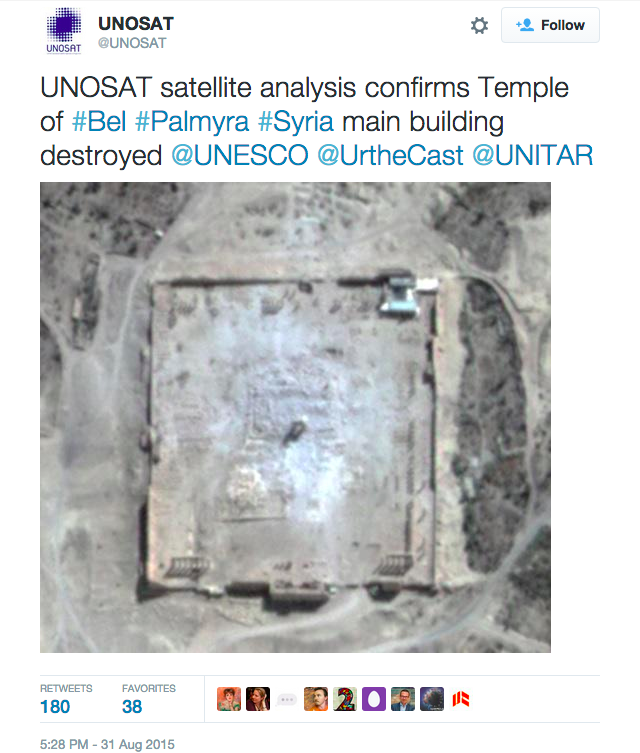 (screenshot by the author via @UNOSAT / Twitter)