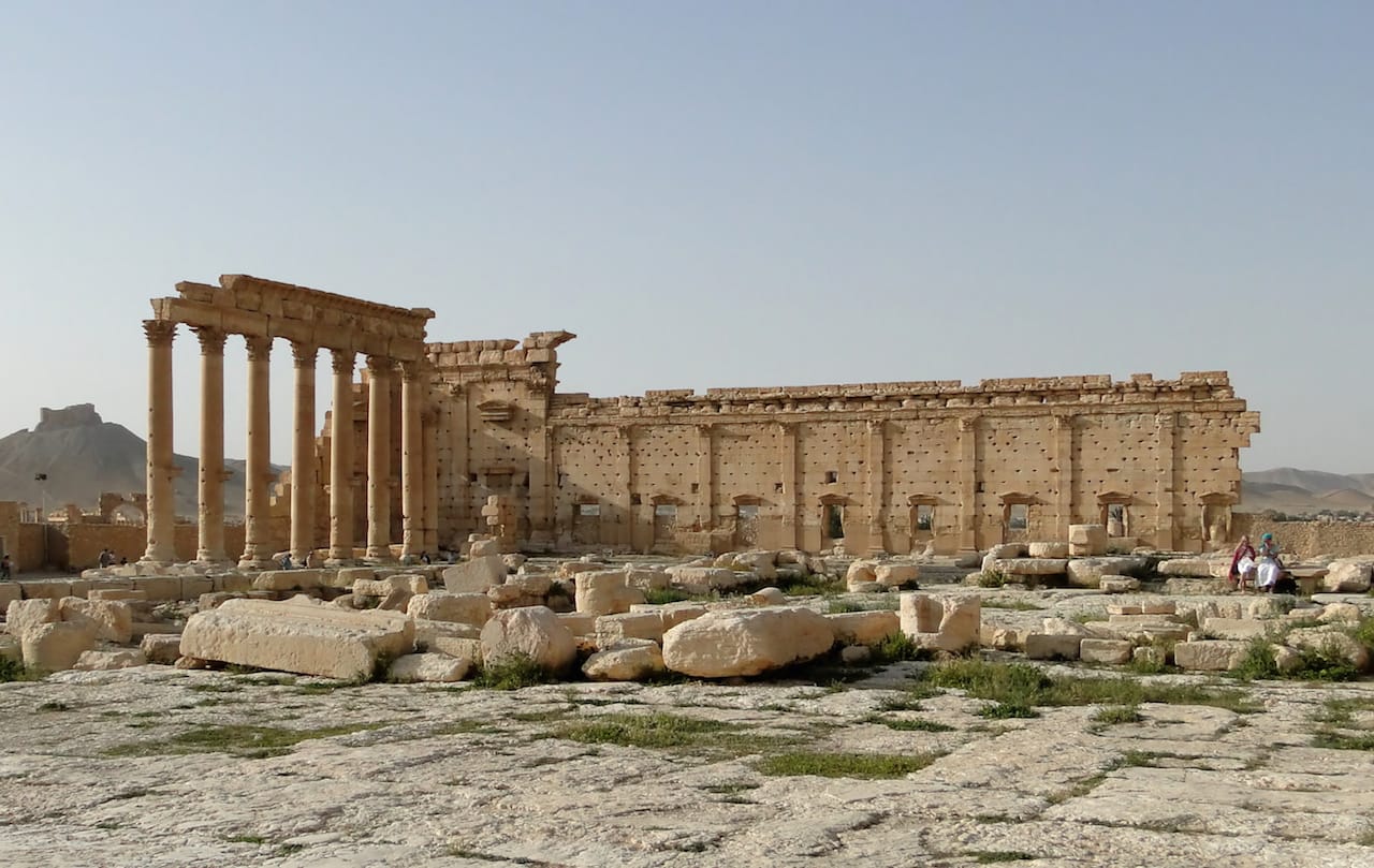 The Temple of Bel (photo via Wikipedia)