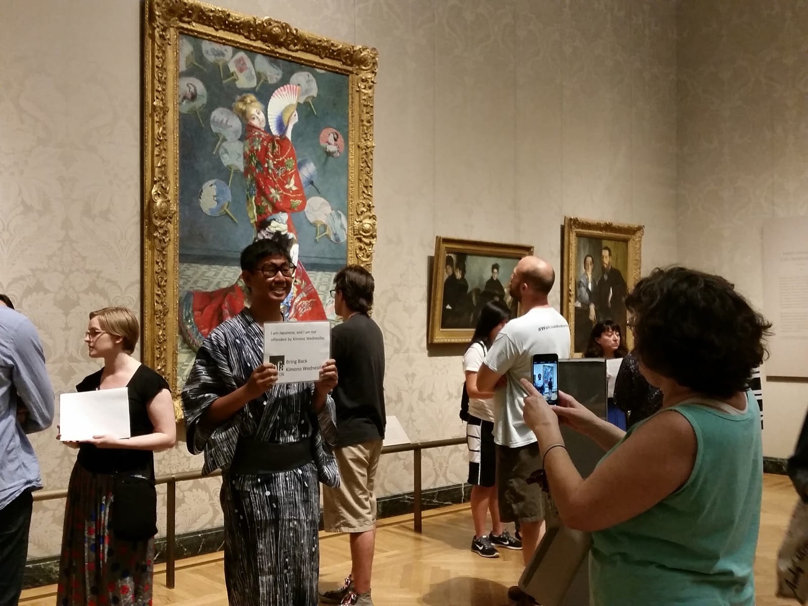One Japanese man counterprotested the Kimono Wednesday protests to say he is not offended and even encouraged others to join him at future counterprotests. (via japaneseamericaninboston.blogspot.com)