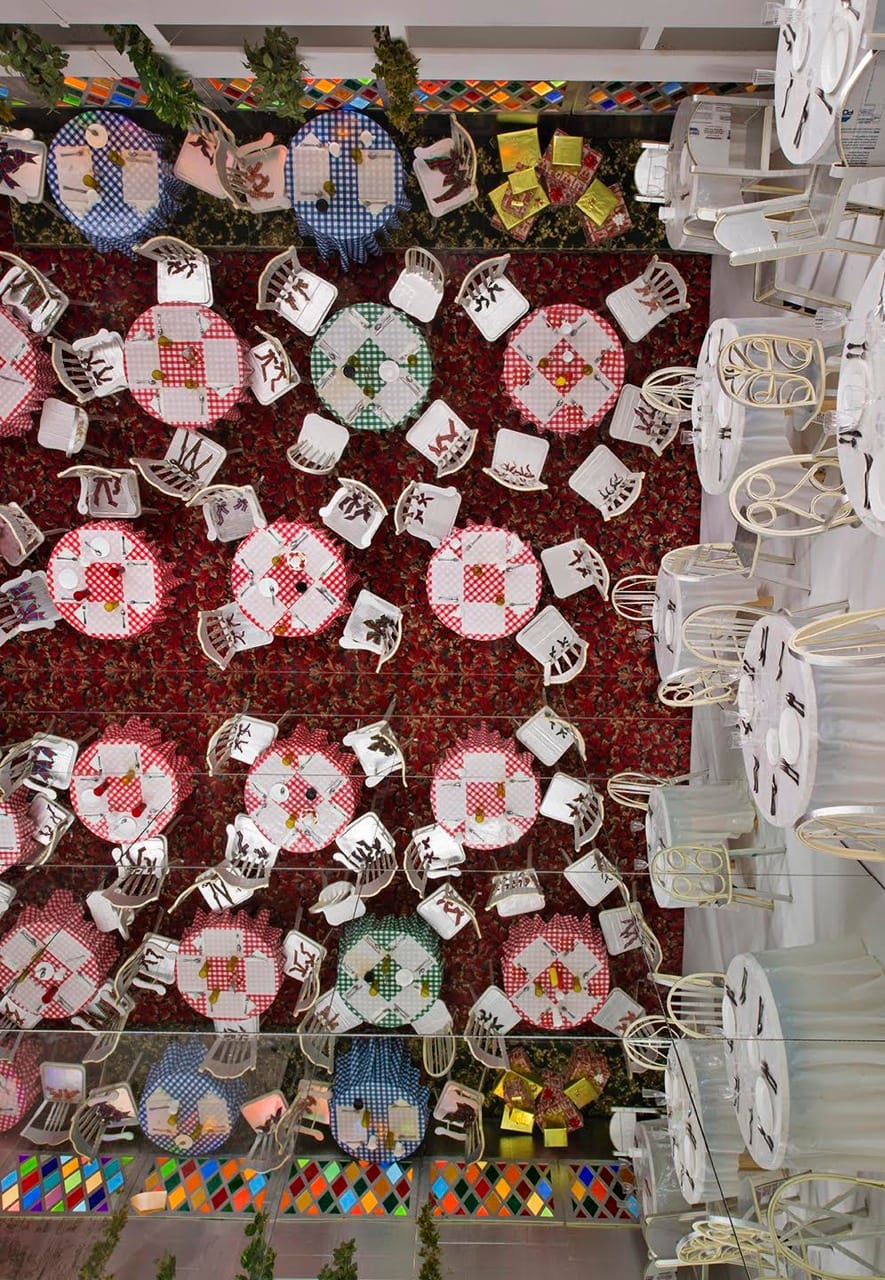 Samara Golden, "A Fall of Corners" (2015) installation view (all photos courtesy of the artist and Canada Gallery, New York).