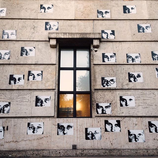 Detail of Christian Boltanski's exhibition 'Résistance' at the Haus der Kunst (photo by @re_daria/Instagram)