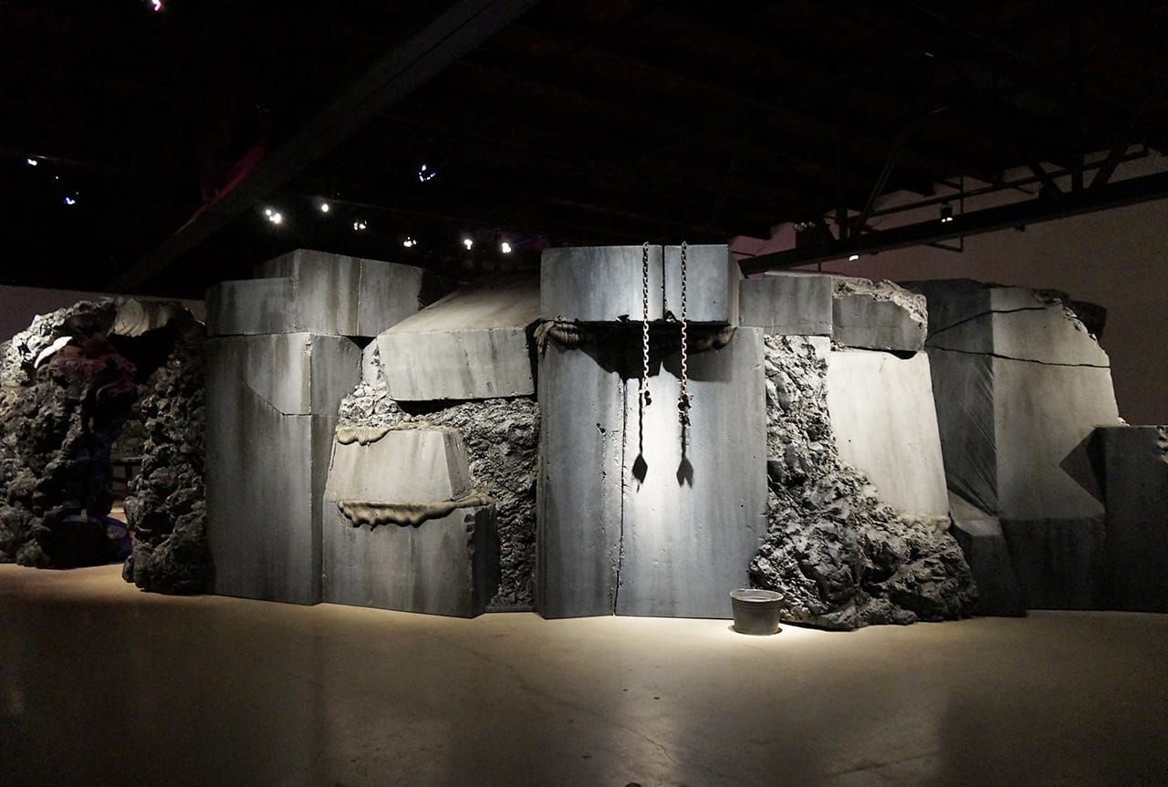 Mike Kelley, "Kandor 10B (Exploded Fortress of Solitude)" (2011)