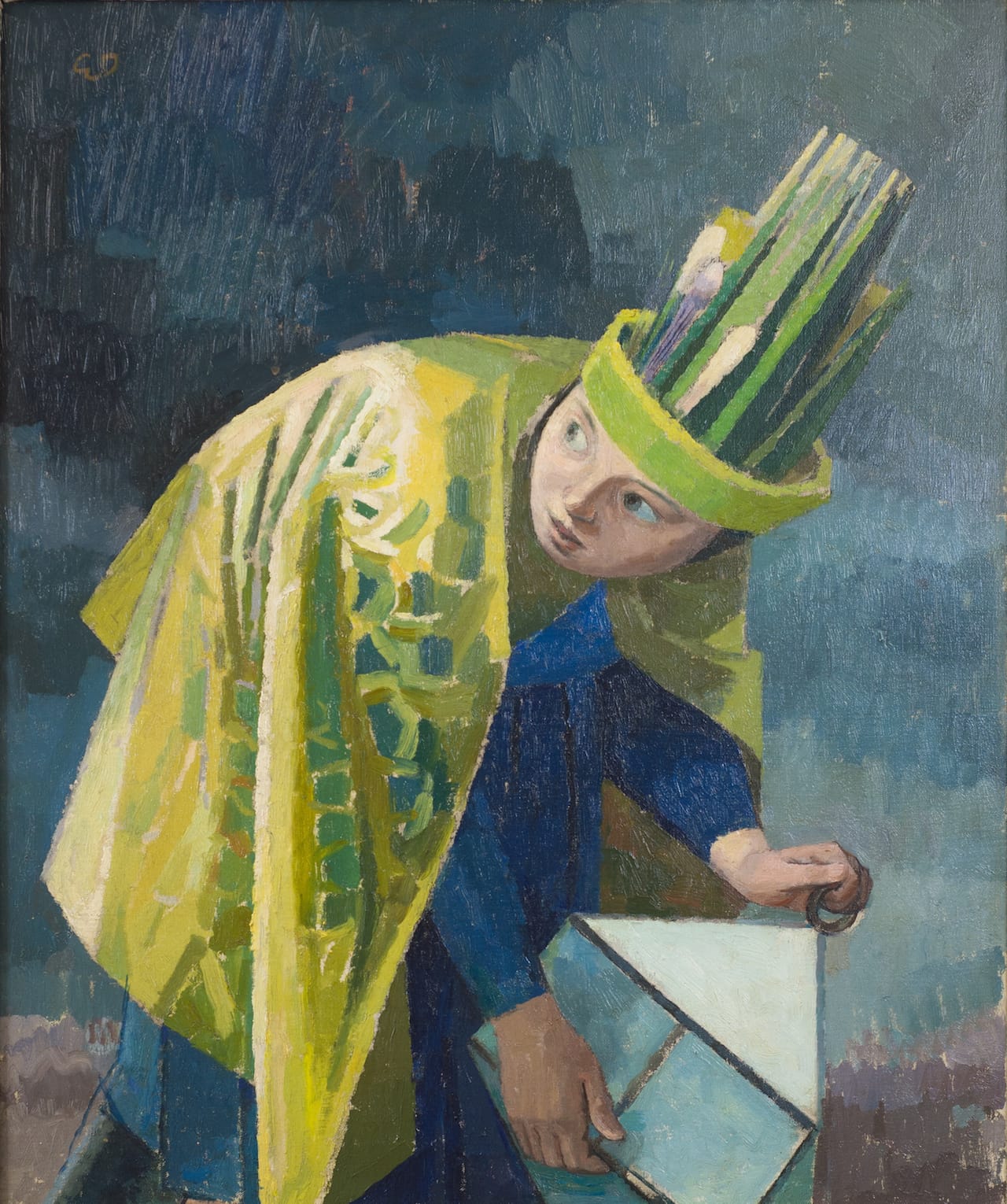 Evelyn Dunbar, "February" (1937-38), oil on canvas (© The Artist's Estate, courtesy of Liss Llewellyn Fine Art)