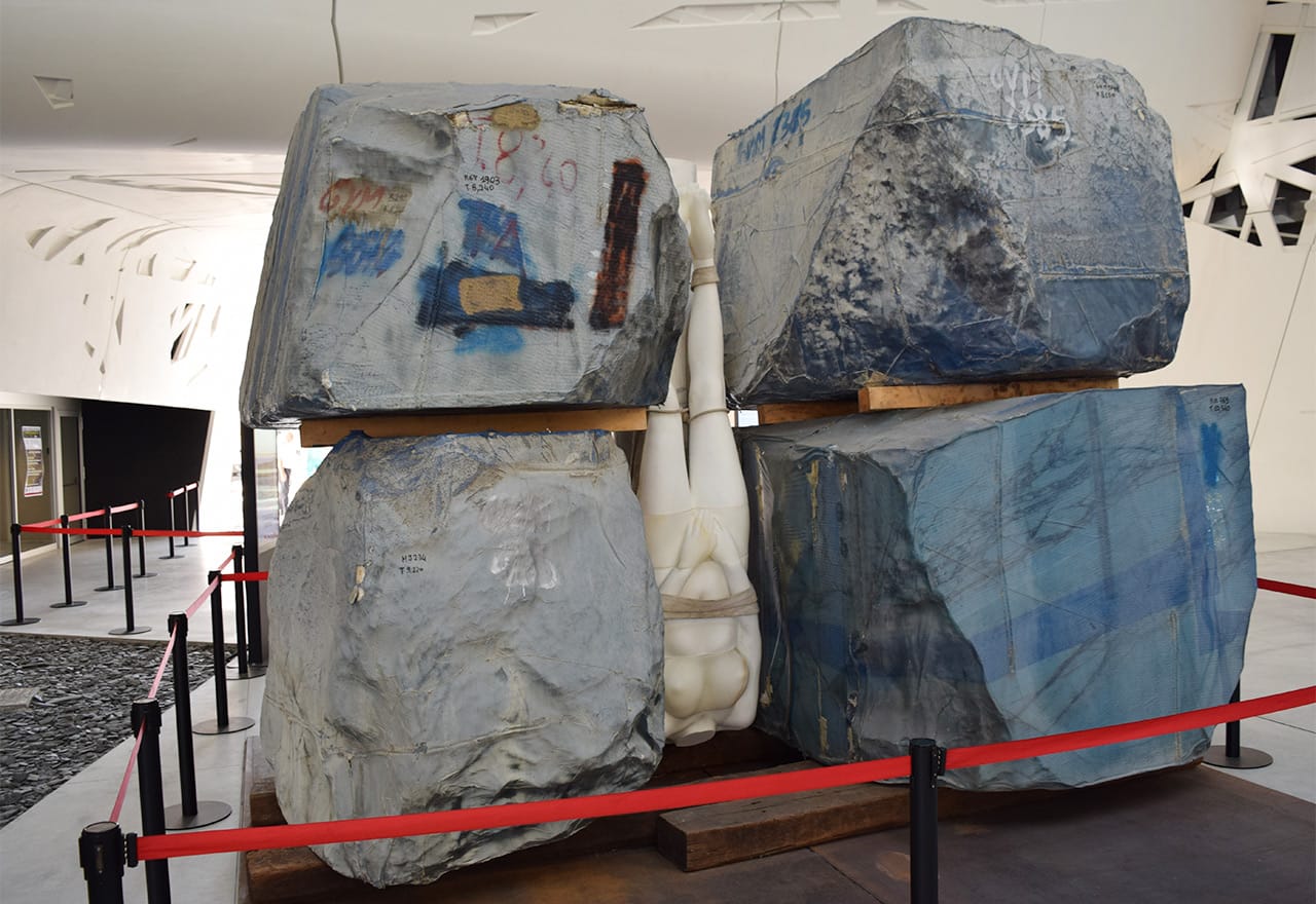 Vanessa Beecroft, "Jennifer Statuary" (2015) at the Italian pavilion