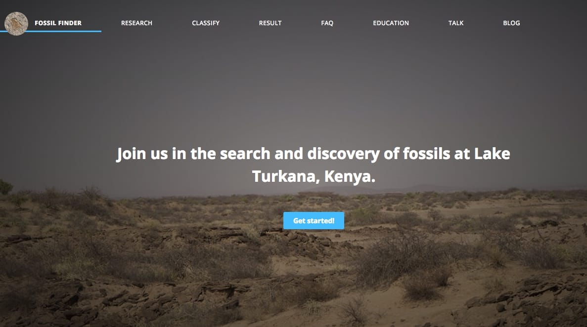 Screenshot from FossilFinder