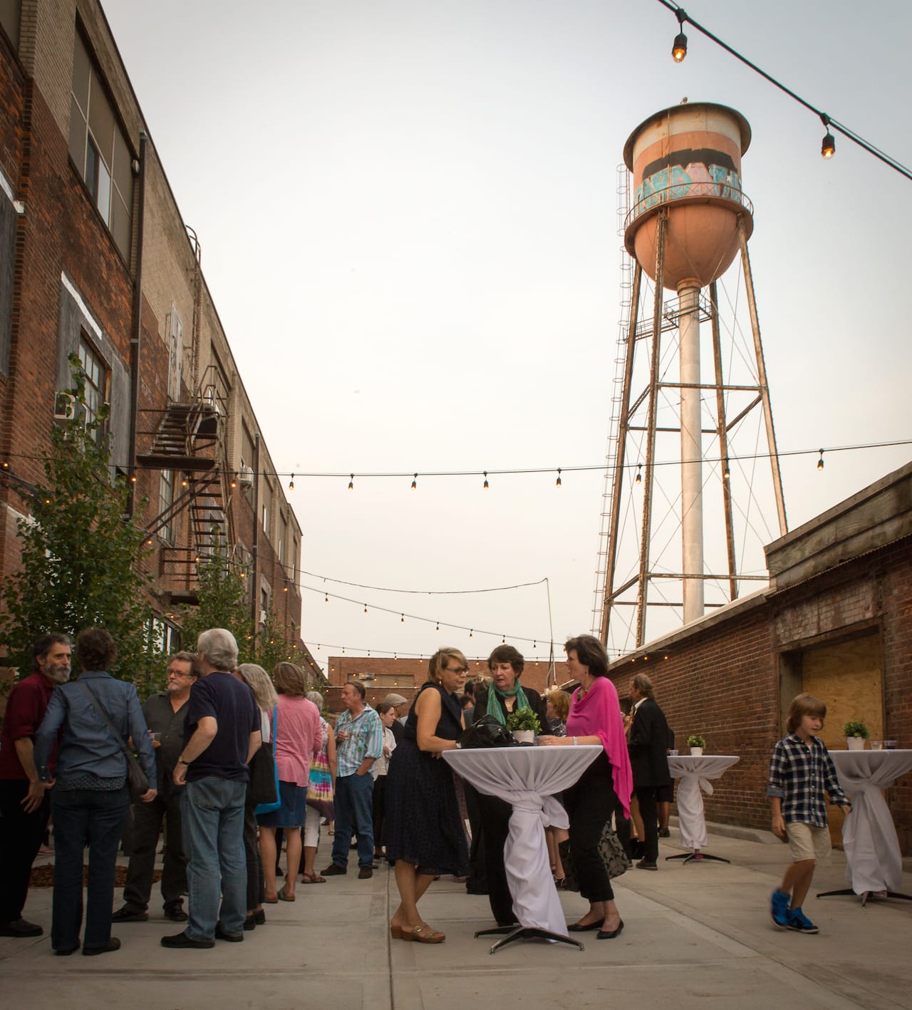 The courtyard of Independent Filmmaker Project Minnesota's new space (photo by Tom Dunn, courtesy Independent Filmmaker Project Minnesota)