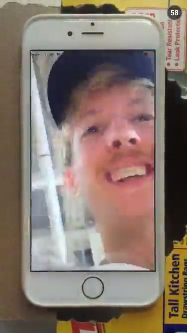 Screenshot of a work by David Brandon Geeting (screenshot by Hrag Vartanian)