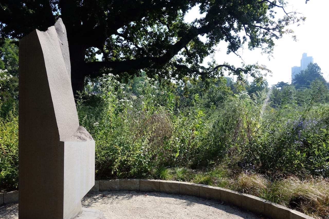 Isamu Noguchi at the Brooklyn Botanic Garden