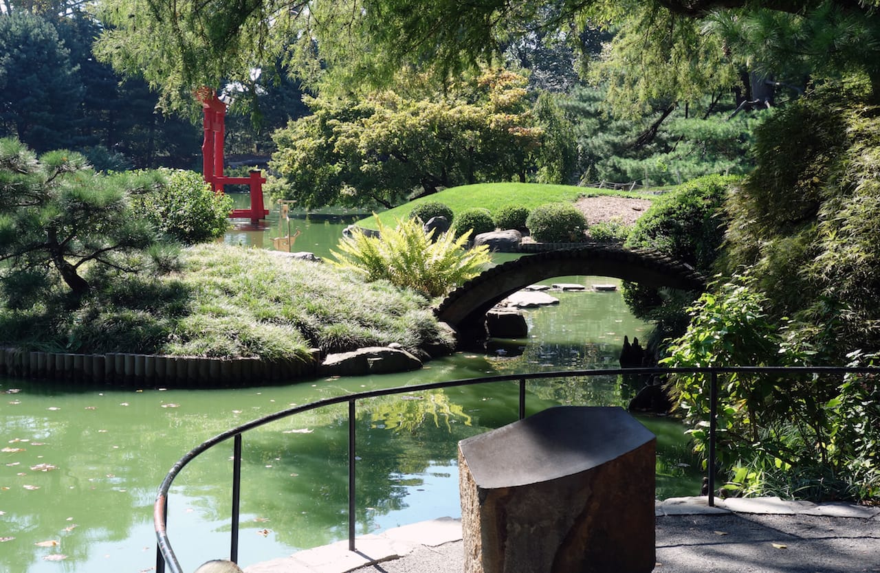Isamu Noguchi at the Brooklyn Botanic Garden