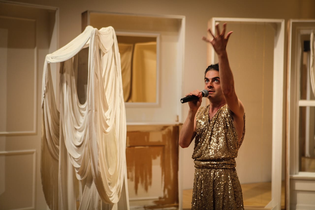 Jack Ferver performing in 'Chambre' at the New Museum (all photos by Jason Akira Somma, courtesy the New Museum)