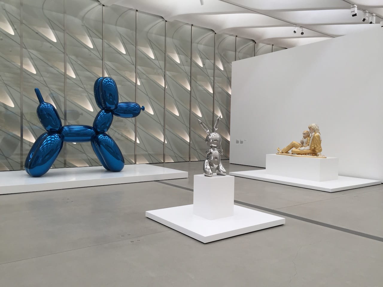 Works by Jeff Koons.