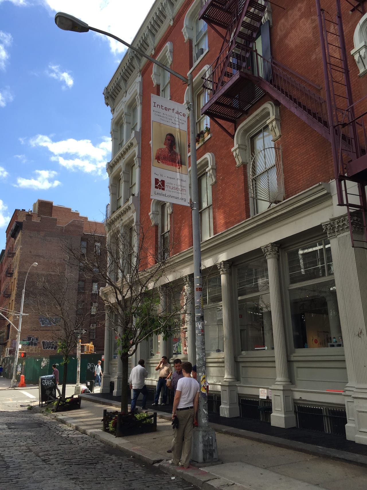 An exterior view of the space into which the Leslie-Lohman Museum will expand (click to expand) 