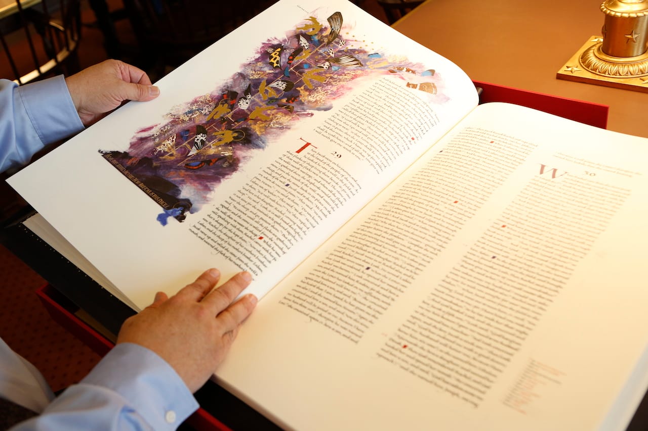 Apostles Edition of The Saint John’s Bible (courtesy Library of Congress)