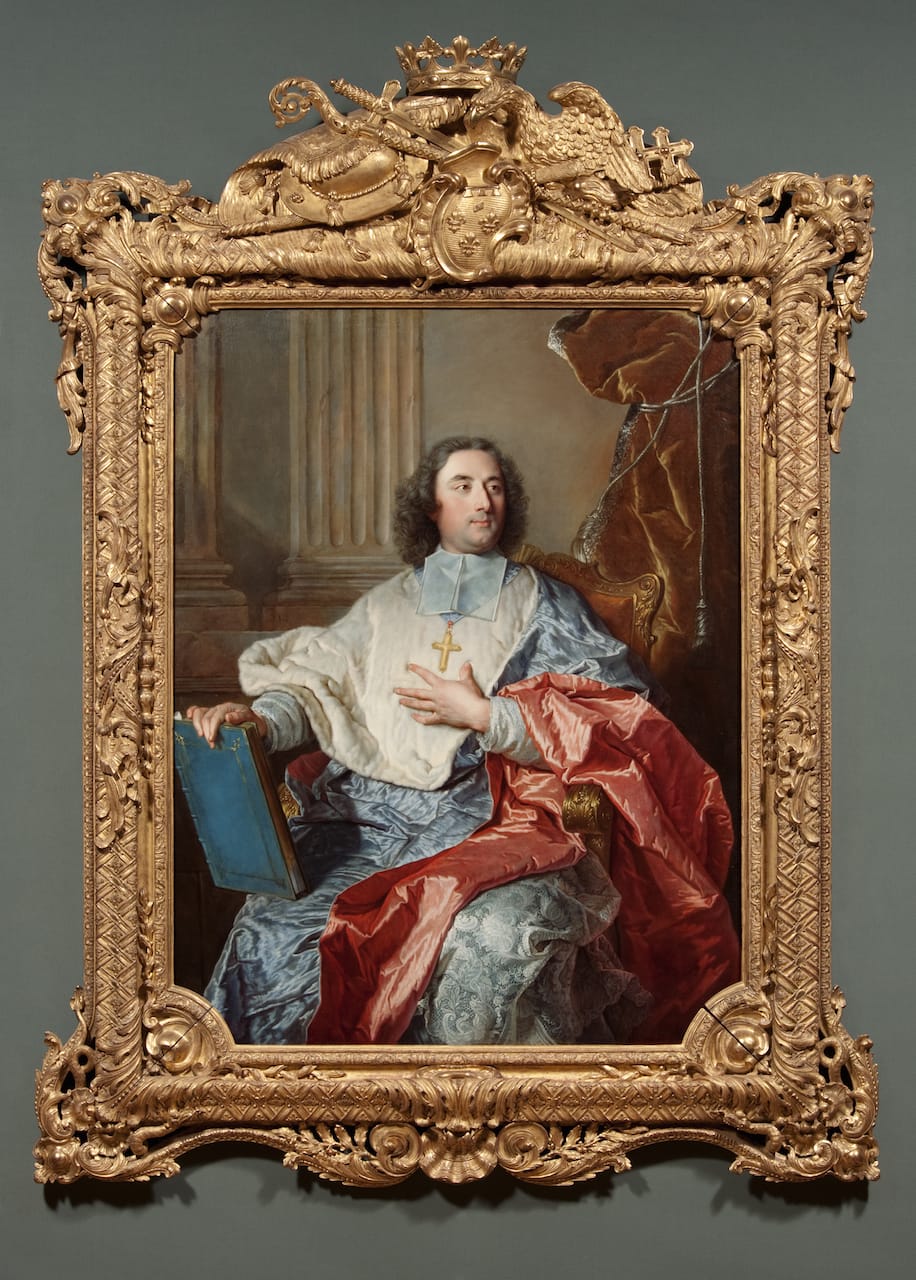 Hyacinthe Rigaud, "Charles de Saint-Albin, Archbishop of Cambrai" (1723), oil on canvas (courtesy the J. Paul Getty Museum, Los Angeles)