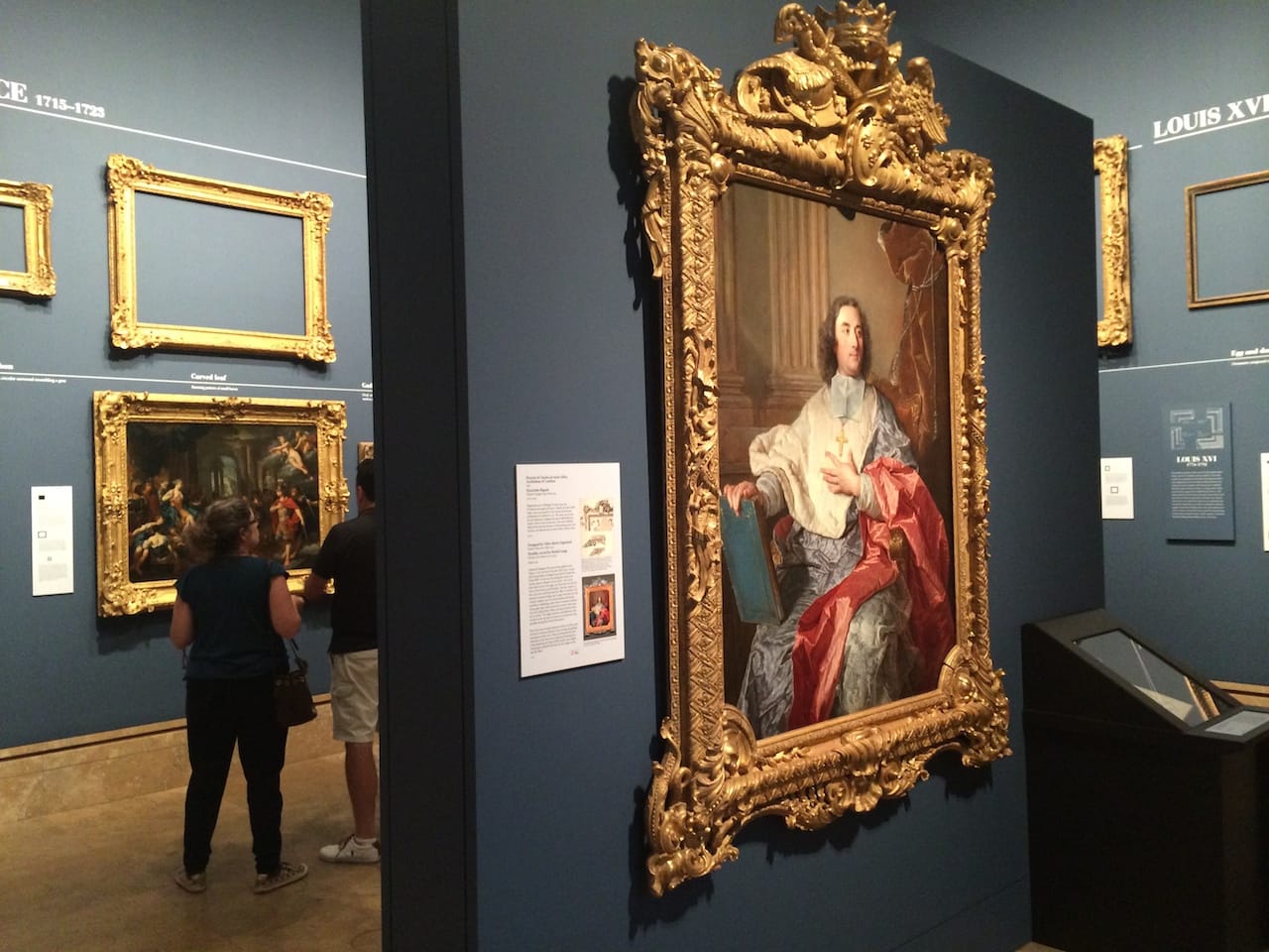 Installation view of 'Louis Style' (courtesy J. Paul Getty Trust, Los Angeles)