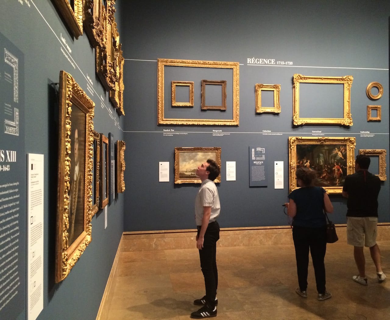 Installation view of 'Louis Style' (courtesy J. Paul Getty Trust, Los Angeles)