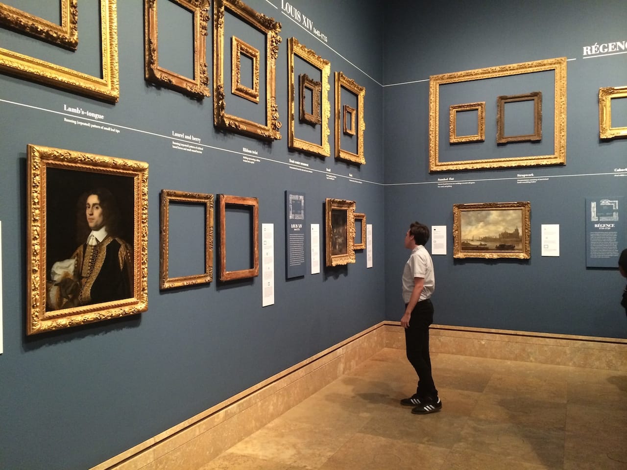 Installation view of 'Louis Style' (courtesy J. Paul Getty Trust, Los Angeles)
