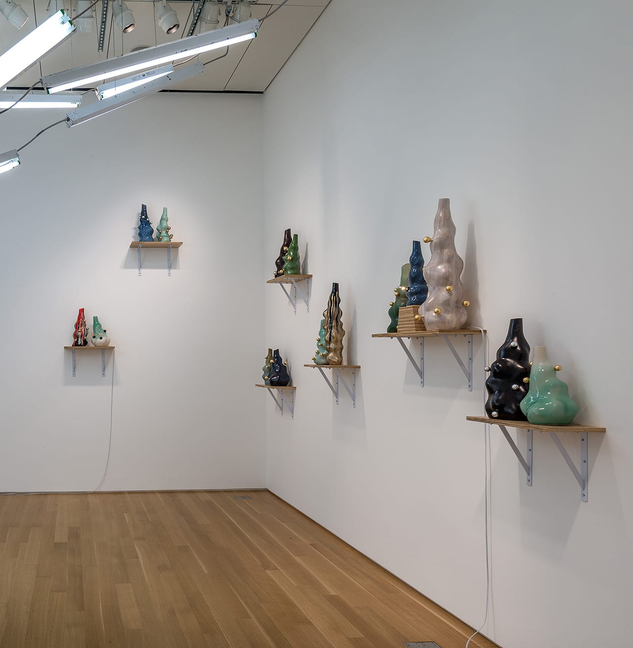 Installation view, 'Mark Cowardin: The Space Between' at the Nerman Museum of Contemporary Art (click to enlarge)