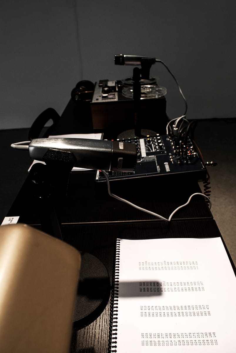 Mendi + Keith Obadike, "Numbers Station [Furtive Movements]" (2015) (click to enlarge)