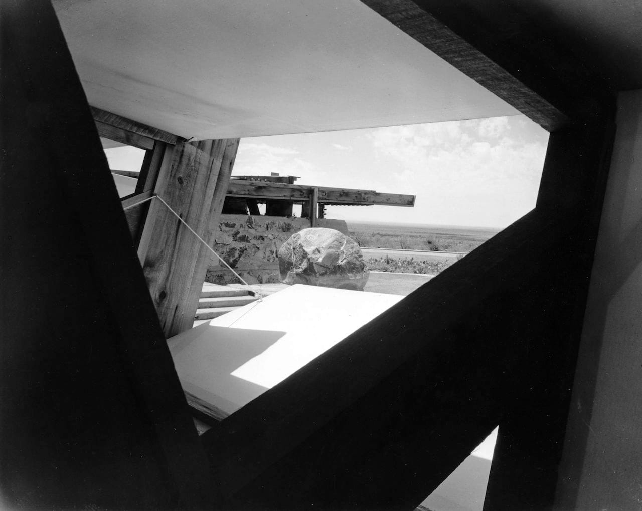 Frank Lloyd Wright's Arizona home, Taliesin West, 1940, photographed by Pedro E. Guerrero (©2015 Pedro E. Guerrero Archives)