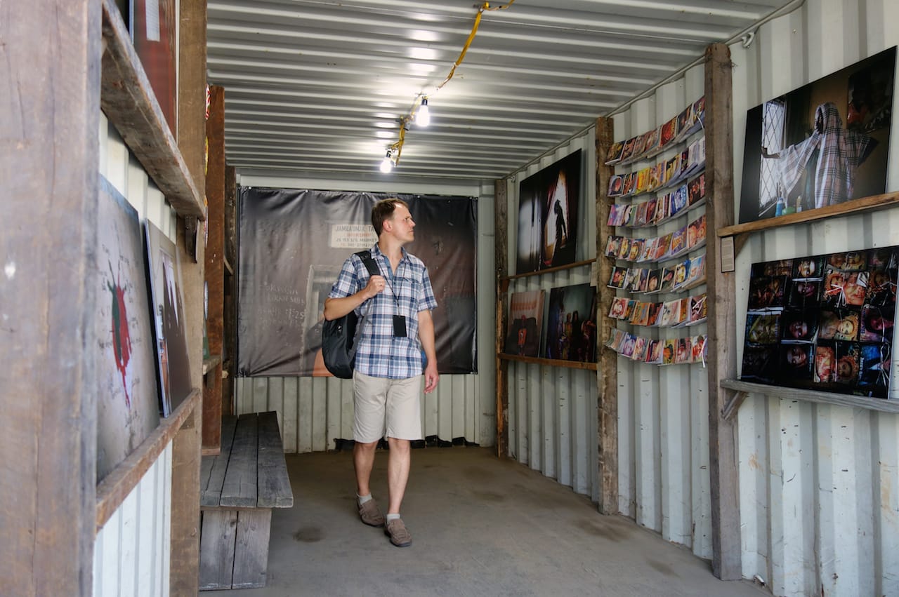 Photoville in Brooklyn Bridge Park