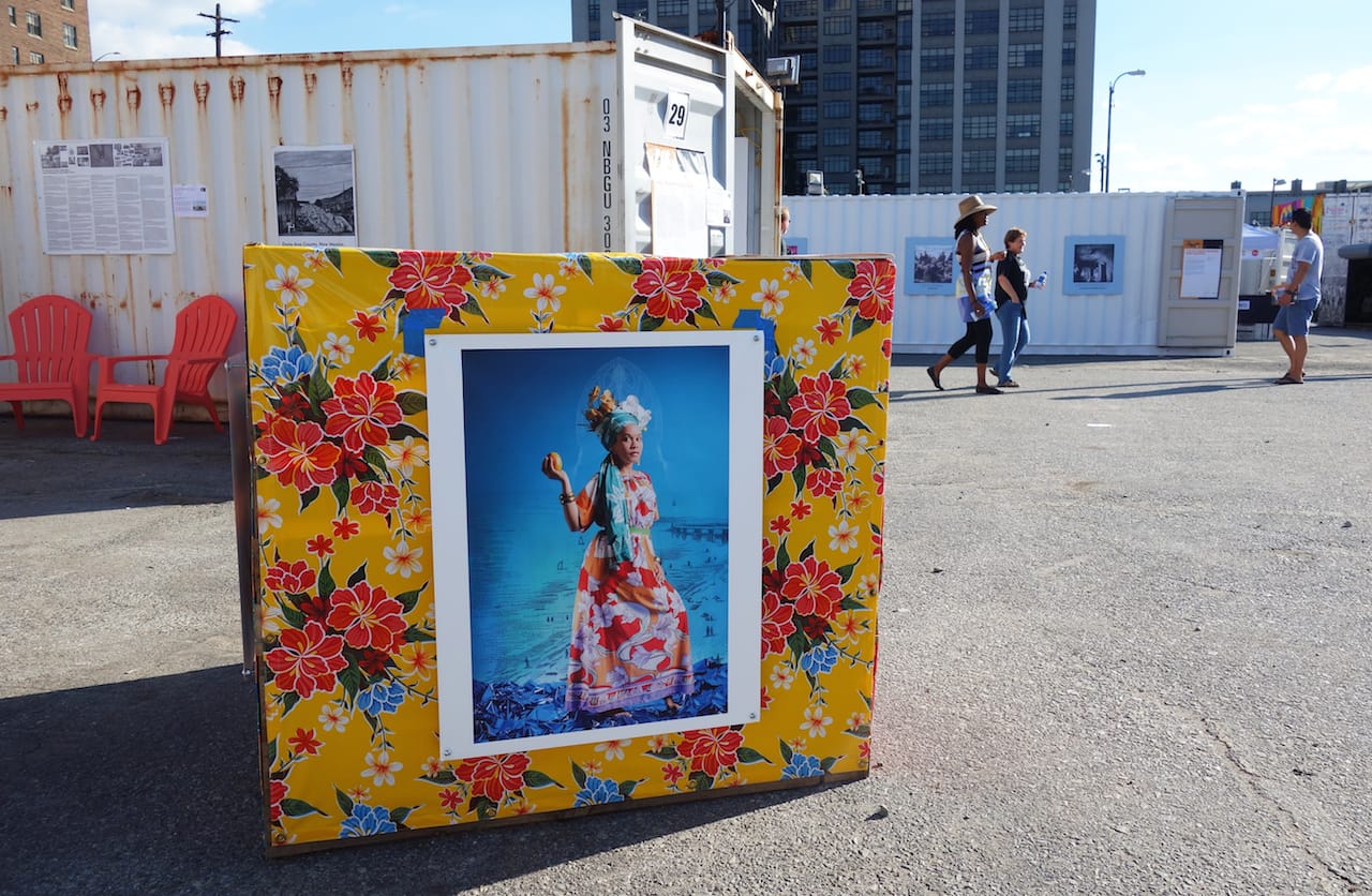 Photoville in Brooklyn Bridge Park