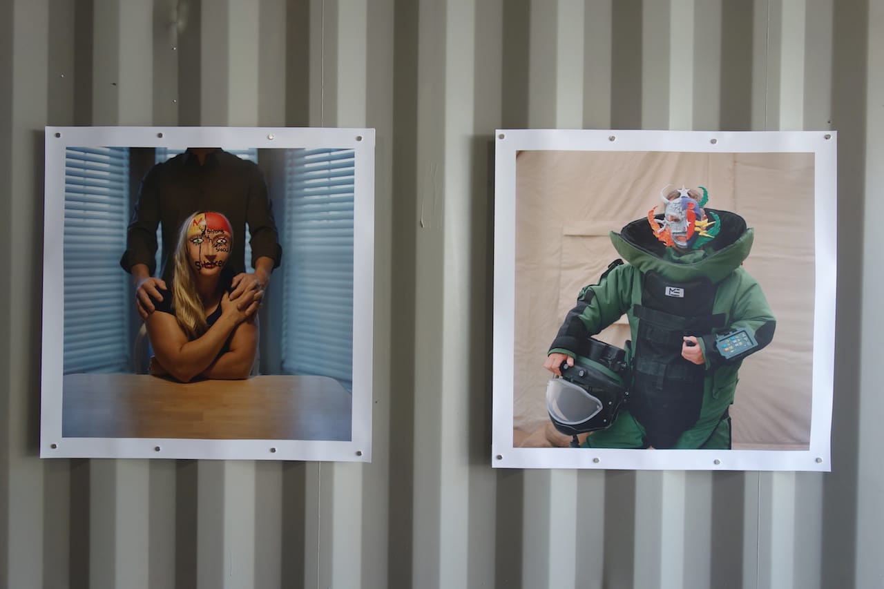 Photoville in Brooklyn Bridge Park