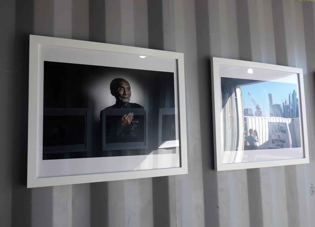 Photoville in Brooklyn Bridge Park