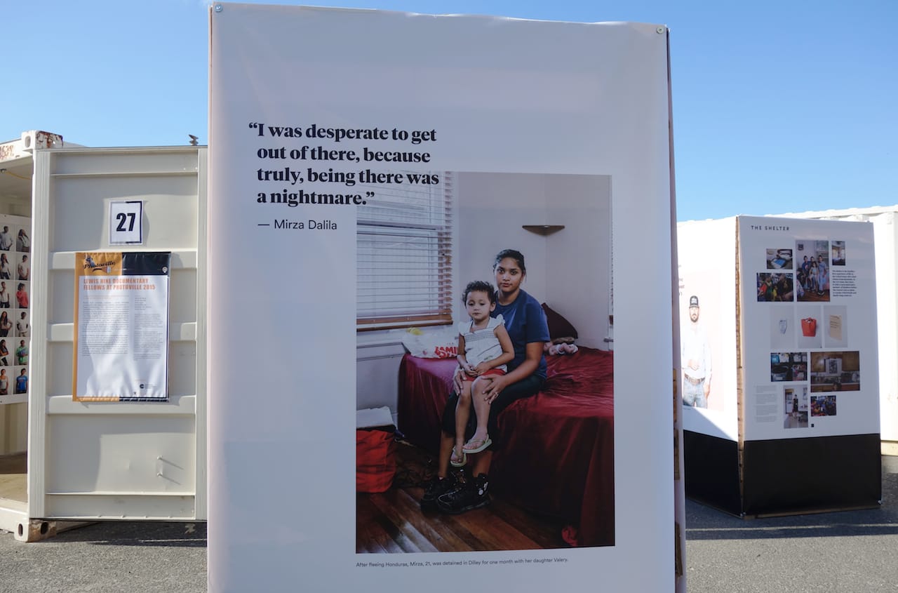 Photoville in Brooklyn Bridge Park