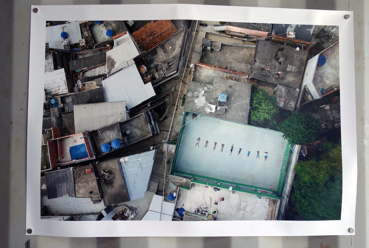 Photoville in Brooklyn Bridge Park