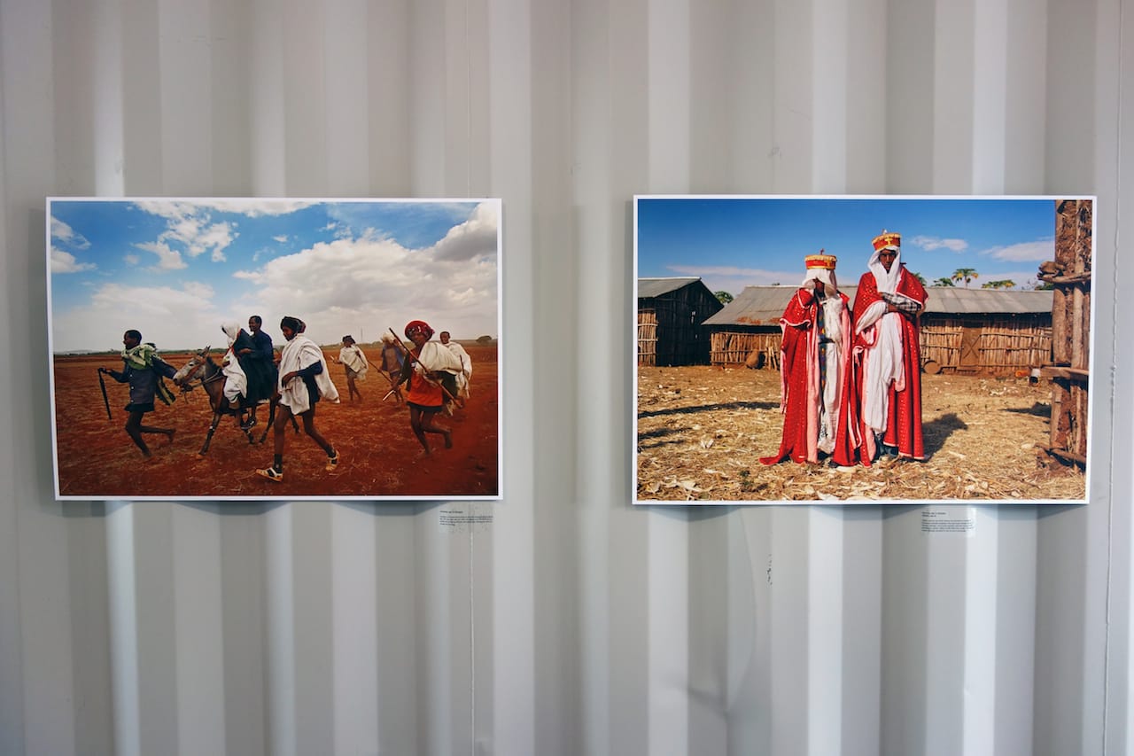 Photoville in Brooklyn Bridge Park