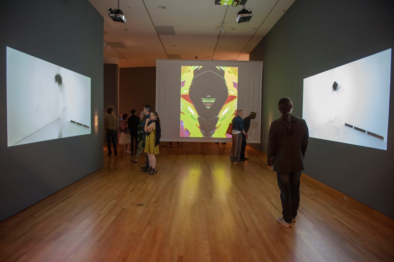 Installation view of 'Disguise: Masks and Global African Art' (image courtesy the Seattle Museum of Art)