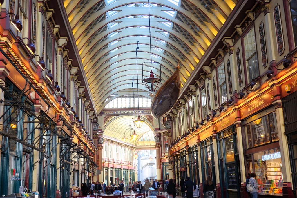 Adam Chodzko, "Ghost," installed in Leadenhall Market