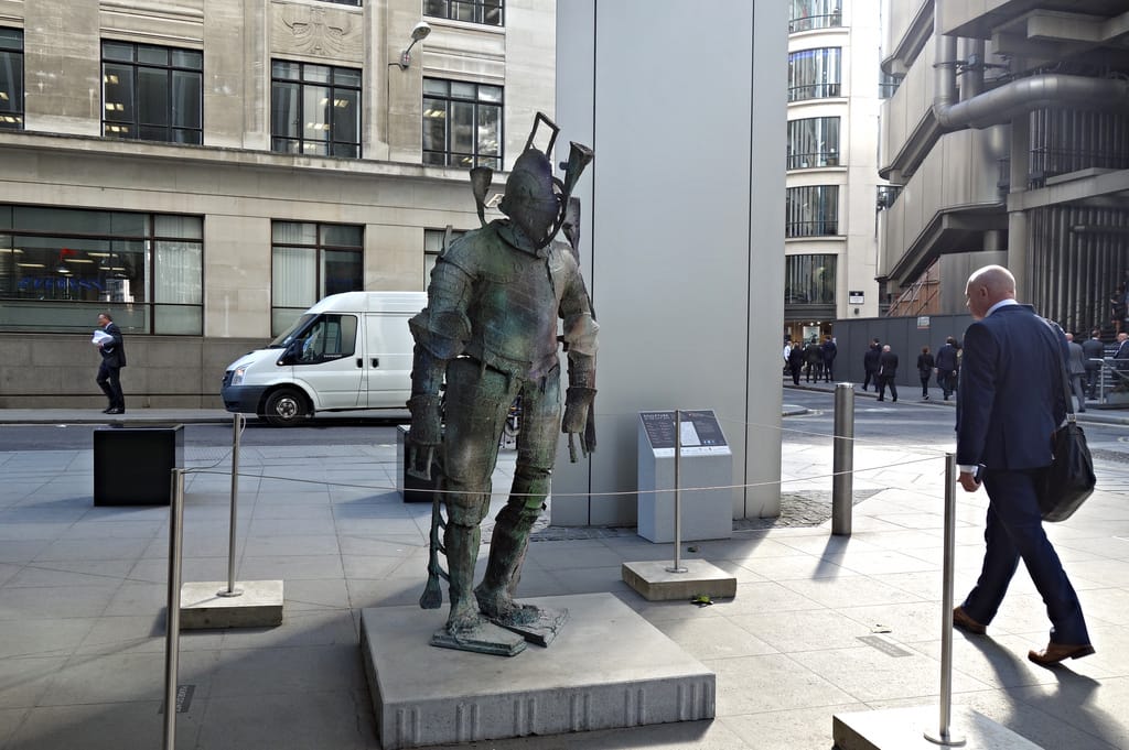 Folkert de Jong, "Old DNA," installed at Lime Street